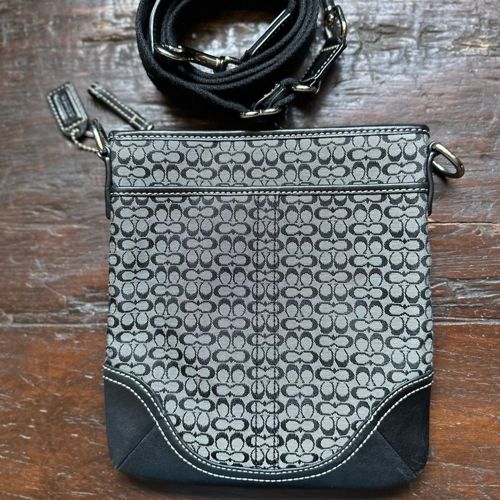 Coach crossbody logo purse